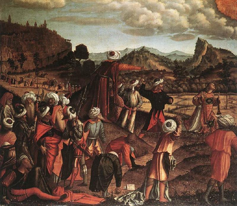 CARPACCIO, Vittore The Stoning of St Stephen g china oil painting image